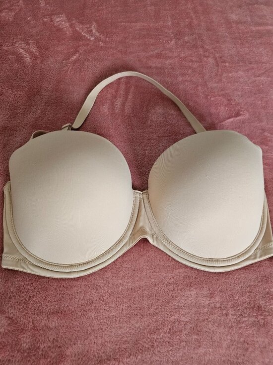 PINK Victoria's Secret Other - VICTORIA'S SECRETS Strapless Beige Bra Size 34DD